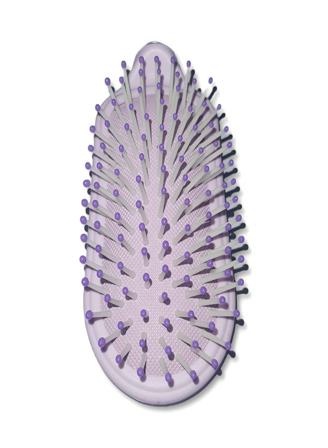 Tiamo Printed Cute oval paddle hairbrush for men and women for hair styling/detangling and hair growth - Image 3