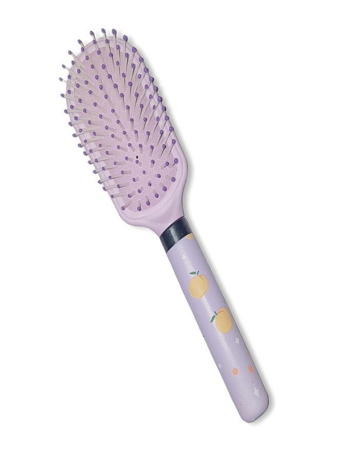 Tiamo Printed Cute oval paddle hairbrush for men and women for hair styling/detangling and hair growth - Image 1