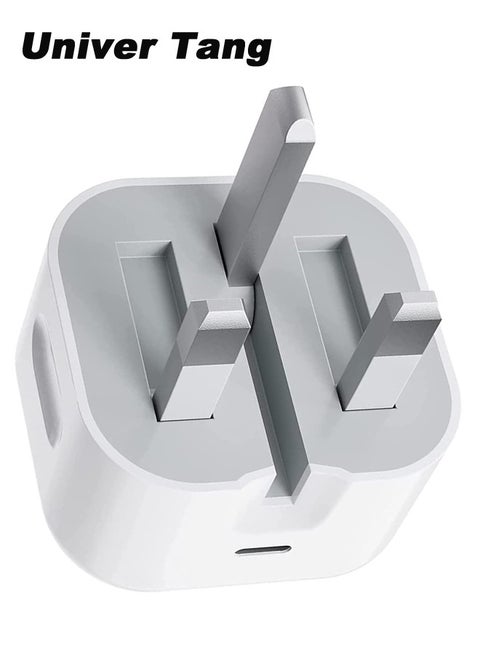 IPhone Charger Fast Charging 20W USB-C Travel Power Adapter Compatible for iPhone 16/15/14/14 Pro/14 Pro Max/14 Plus/13/12/SE2020/11/XR/XS Max/X/iPad,Samsung Galaxy And all Type C Phones