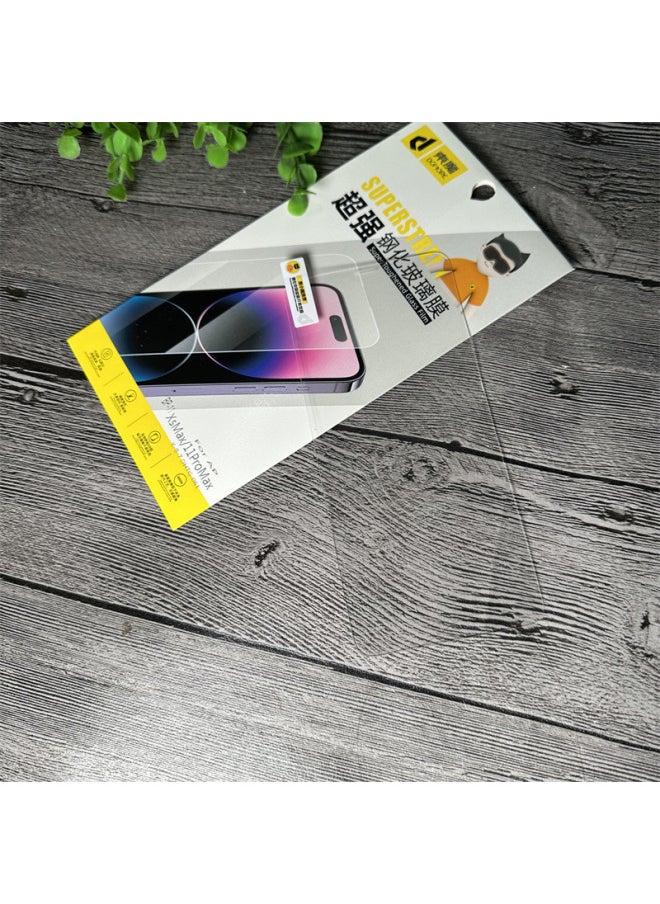 Generic - Dongmo Super Tempered Film Is Suitable For Apple Mobile Phones, Transparent Black Edge-free Tempered Film-Color:For Iphone 13 Pro-Size:Dongmo Super Tempered Film [with Packaging] - Image 1