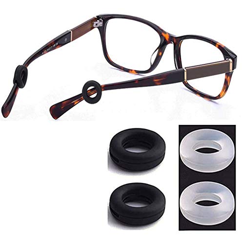ILSSLI Ear Gripper Holders for Eyeglass Nose Pads Silicone Anti -Slip Glasses Eyeglasses Temple Tips Sleeve Retainer Extender for Eye Glasses Sunglasses of Adults and Kids ,14 Pairs - Image 2