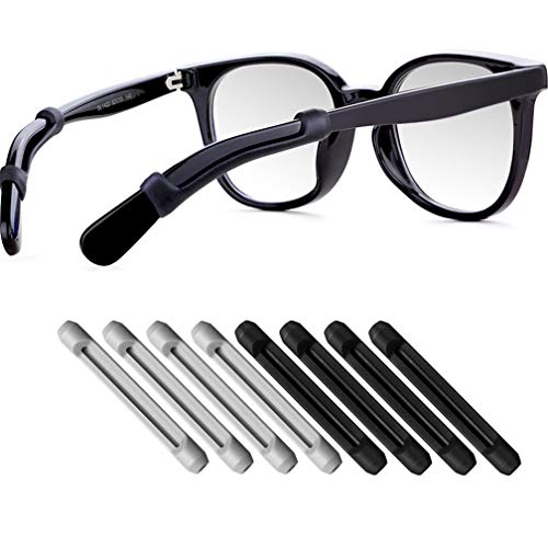 ILSSLI Ear Gripper Holders for Eyeglass Nose Pads Silicone Anti -Slip Glasses Eyeglasses Temple Tips Sleeve Retainer Extender for Eye Glasses Sunglasses of Adults and Kids ,14 Pairs - Image 4