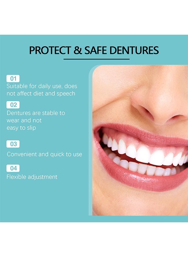 ORALHOE - Veneers False Teeth, Adjustable Snap-On Braces, Comfortable Temporary Dental Restoration Kit - Image 1