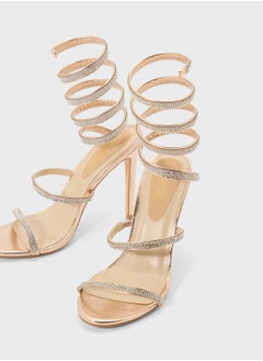 Truffle Wrap Aroun Stiletto High Heel Sandal  - Image 4