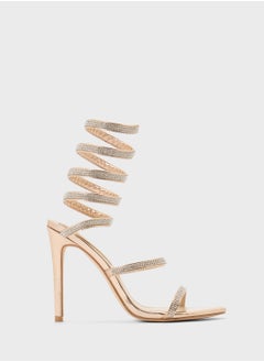Truffle Wrap Aroun Stiletto High Heel Sandal  - Image 1