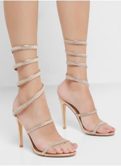 Truffle Wrap Aroun Stiletto High Heel Sandal  - Image 5