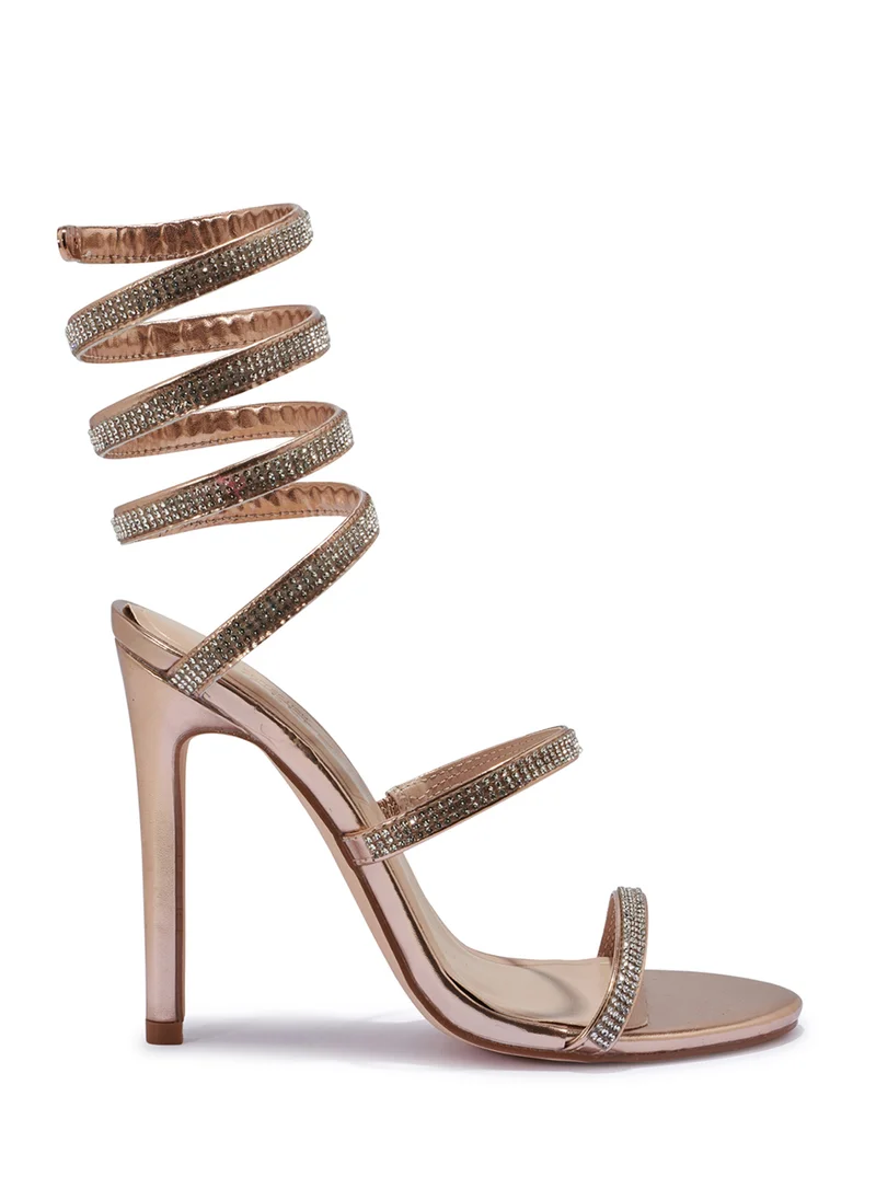 Truffle Wrap Aroun Stiletto High Heel Sandal