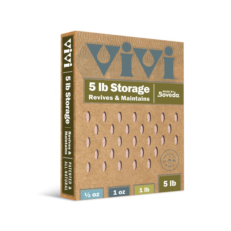 Vivi Fresh 5 LB Humidity Control Pack Individually Wrapped For All Airtight Storage Containers Store Longer and Preserve Freshness Made in the USA by Boveda - Image 2