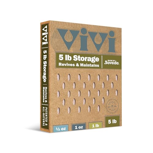 Vivi Fresh 5 LB Humidity Control Pack Individually Wrapped For All Airtight Storage Containers Store Longer and Preserve Freshness Made in the USA by Boveda - Image 1