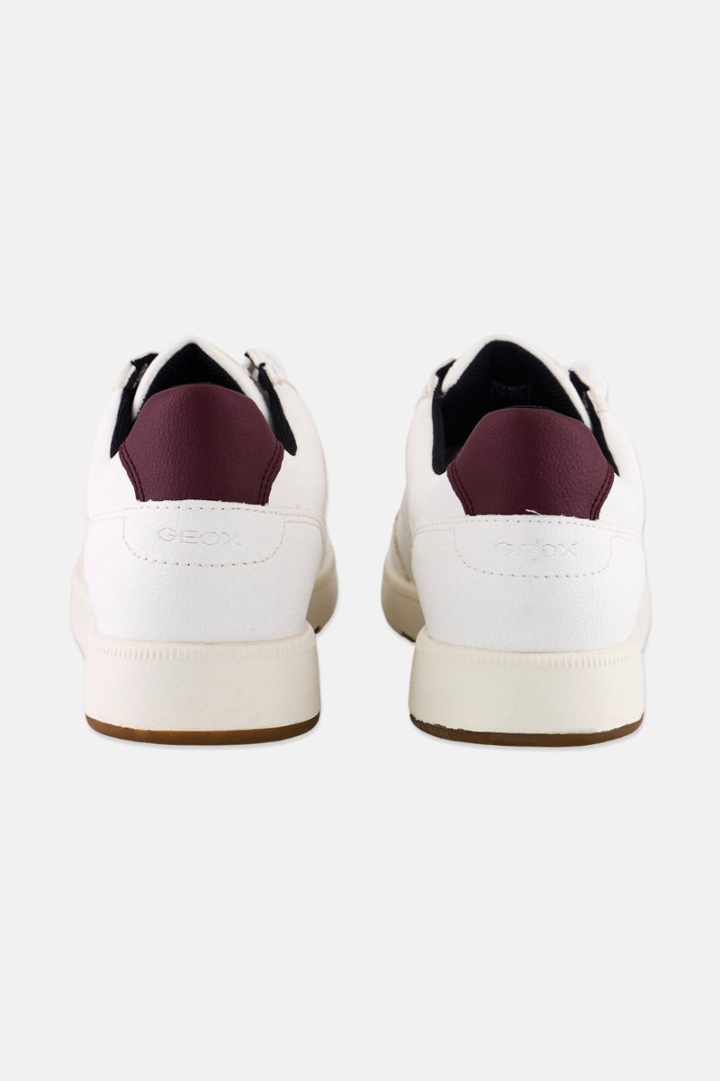GEOX أحذية كاجوال نسائية مزودة بأربطة، بيضاء - Image 2