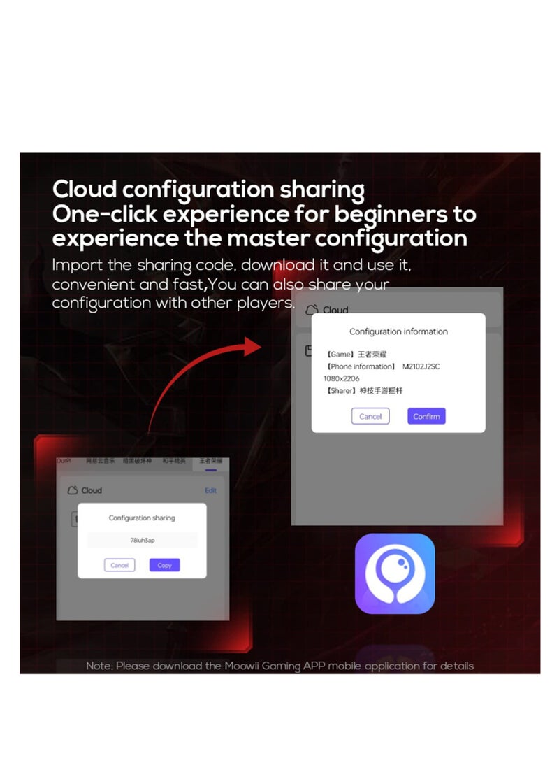 SOLARAE Mobile Game Joystick, Smartphone Gaming Control, Game Handle Controller with Bluetooth compatible5.0 Connection Controller - Image 3