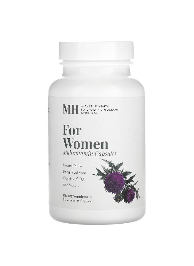 Michael's Naturopathic - Michael's Naturopathic, For Women Multivitamin, 90 Vegetarian Capsules - Image 1