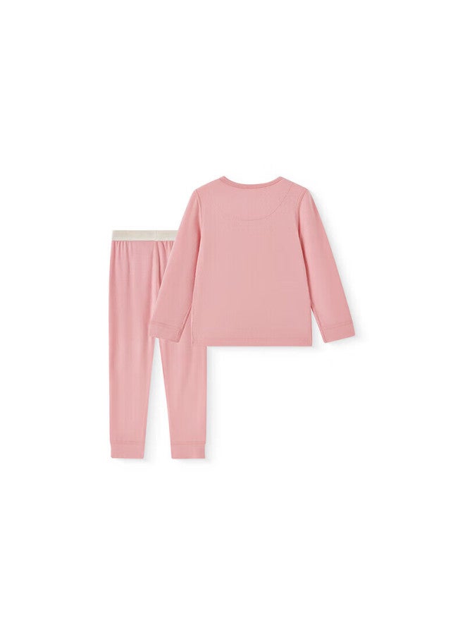 Yeehoo Children's Modal Autumn Winter Thermal Long Sleeve Long Johns Set - Image 4