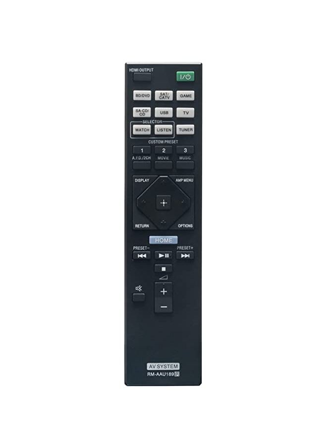 HuHa - RM-AAU189 Remote Control Fit for Sony AV Receiver STR-DN1050 STR-DN850 STRDN850 STRDN1050 - Image 1