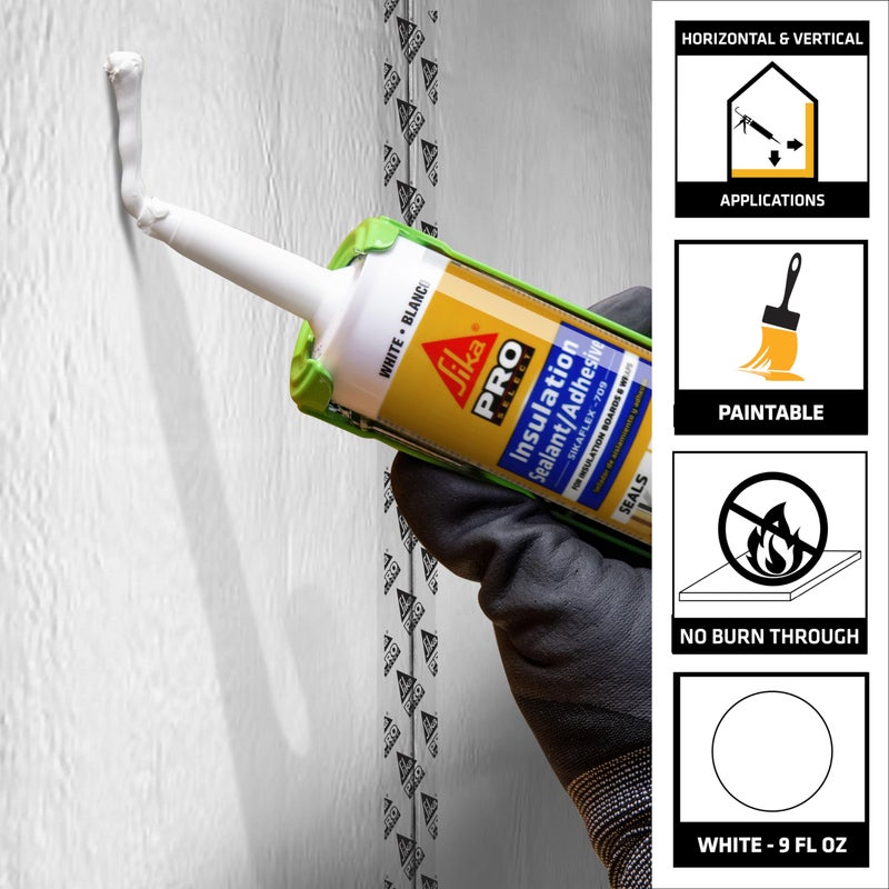 Sikaflex Insulation Sealant & Adhesive, White - Image 2