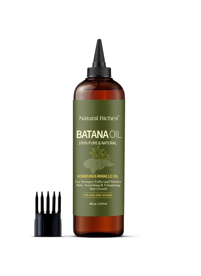 Natural Riches Natural Riches Unrefined Organic Batana Oil, 8 fl oz, 100% Pure & Natural, Cold pressed Honduras Miracle Oil for Hair Growth.  - Image 1