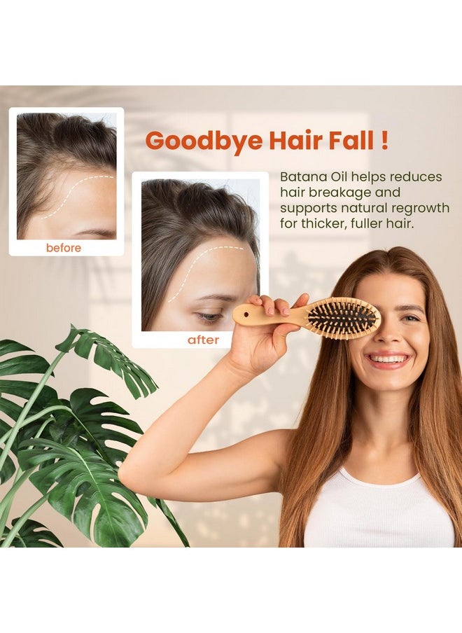 Natural Riches Natural Riches Unrefined Organic Batana Oil, 8 fl oz, 100% Pure & Natural, Cold pressed Honduras Miracle Oil for Hair Growth.  - Image 5