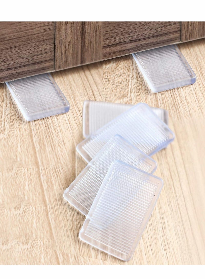 Y&D Rubbery Table Shims Clear Flexible Level Wedge Plastic - Image 1