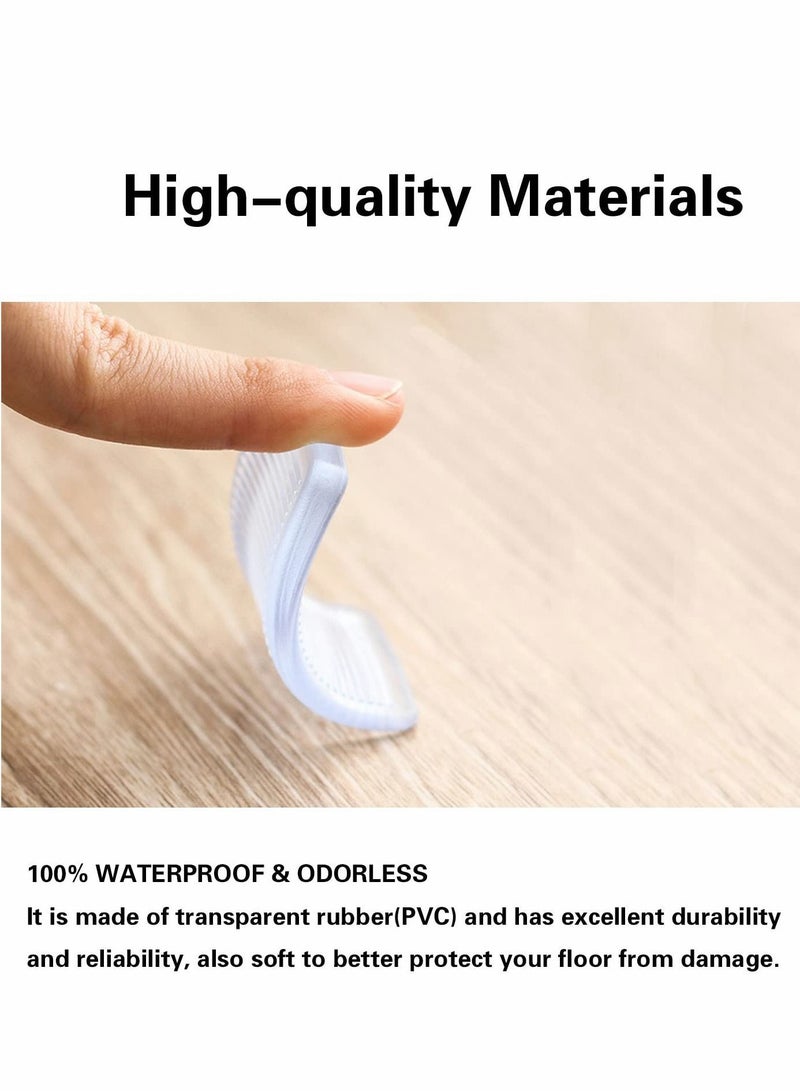 Y&D Rubbery Table Shims Clear Flexible Level Wedge Plastic - Image 5