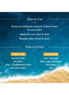 Aqualogica Aqualogica Glow+ Dewy Sunscreen SPF 50 PA+++ For UVA/B & Blue Light Protection, for Glowing & Well Protected Skin, Cream, 50G  - Image 4