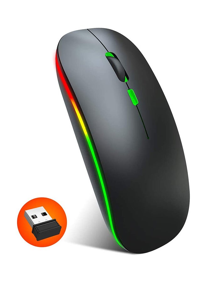 600.0 mAh M40 Ultra-Thin Wireless Mouse Black - Image 3