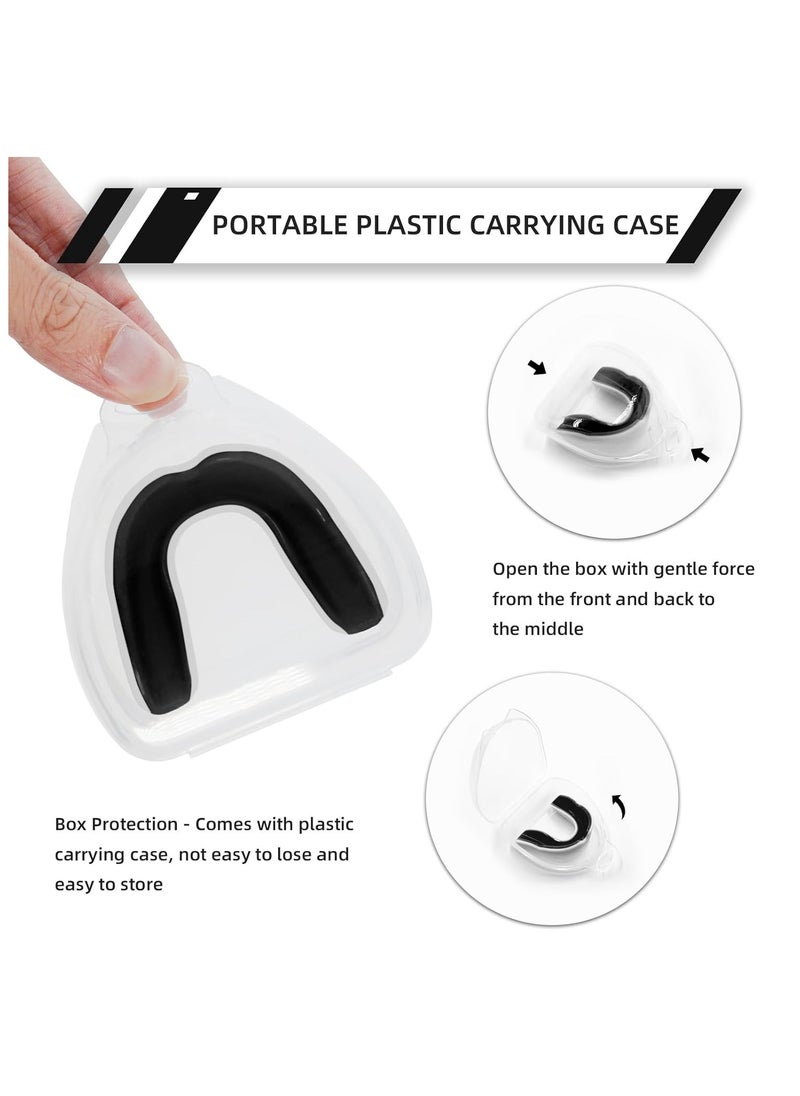 Generic 3 packs of EVA mouth protectors, sports mouth protectors, mouth protectors, and rubber mouth protectors, suitable for boxing, basketball, hockey, and soccer  - Image 2