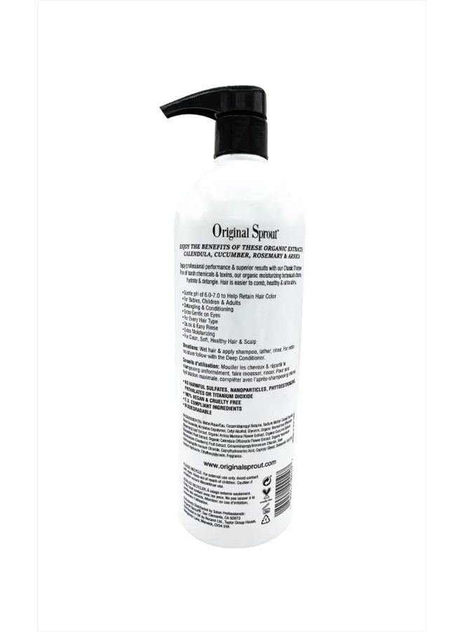 Original Sprout Classic Shampoo, Hair Products for Baby's, Toddler's, Kids, & Adult Women & Men, Helps Alleviate Dandruff or Dry Scalp, Sulfate Free (32 oz) - Image 2