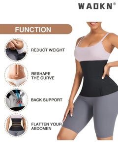 4-Meter-Long Elastic Waistband for Sports,Fitness, Abdominal Tightening, Women'S Wrapped Abdominal Exercise Belt, Slimming Thin Shaping Belt Adjustable Fat Burning Shaping Waistband(Black) - pzsku/Z9687FDAD4C256A3E38EBZ/45/_/1720428689/02c8a8b6-ed3a-4ee9-853c-bb529e1bd443