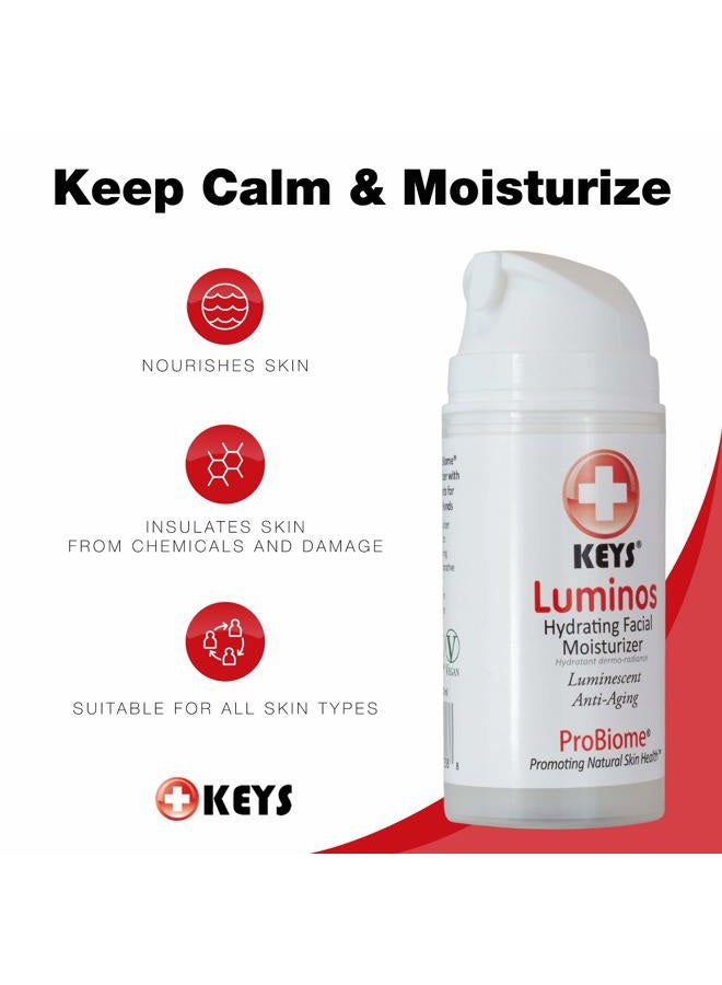 keys Care Luminos Hydrating Clear Natural Moisturizer - Makeup Base For Radiant Skin - Anti-Aging & Treats Discoloration For All Skin Types - Image 2