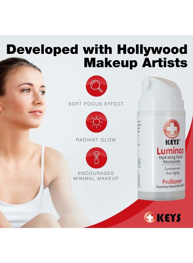 keys Care Luminos Hydrating Clear Natural Moisturizer - Makeup Base For Radiant Skin - Anti-Aging & Treats Discoloration For All Skin Types - Image 3
