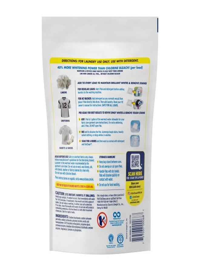 Oxiclean أوكسي كلين وايت ريفايف مبيض الغسيل ومزيل البقع، آمن على الألوان، باقة قوية، استخدم مع المنظف، خالي من الكلور، 24 كبسولة (عبوة من 3)  - Image 3