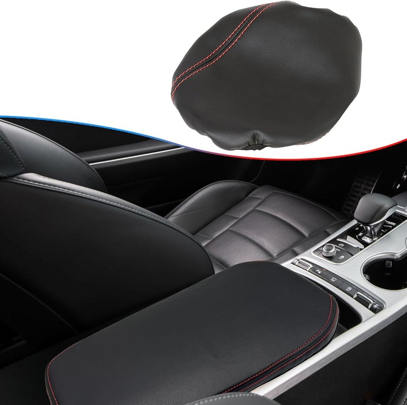 MUXEE Microfiber Leather Armrest Cover for Kia Stinger - Image 1