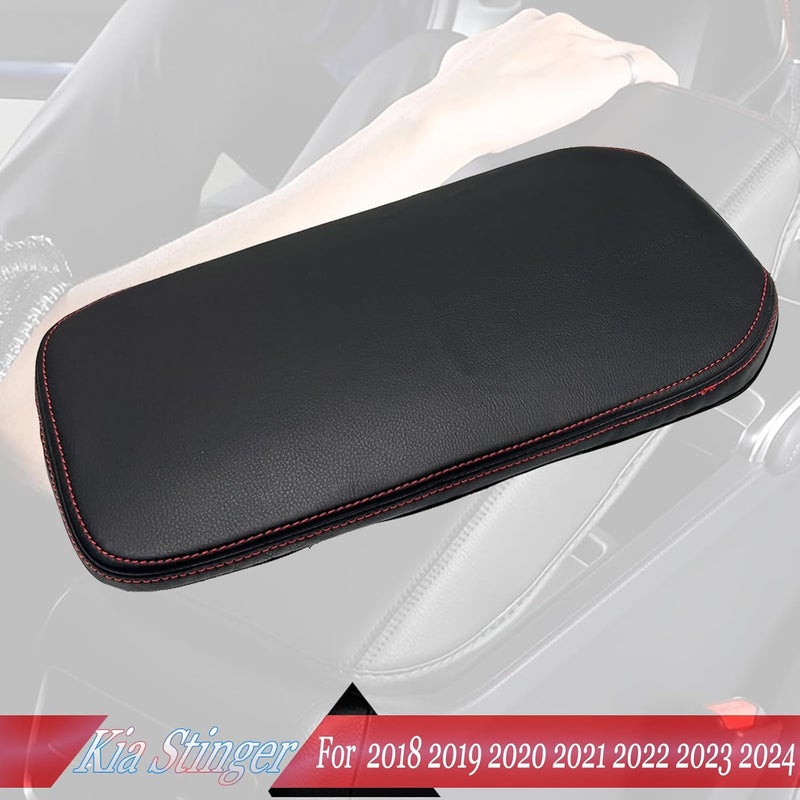 MUXEE Microfiber Leather Armrest Cover for Kia Stinger - Image 2
