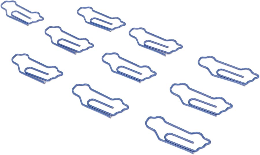 Generic Car Shaped Metal Paper Clips 100 Pcs Cute Bookmarks For Office ...