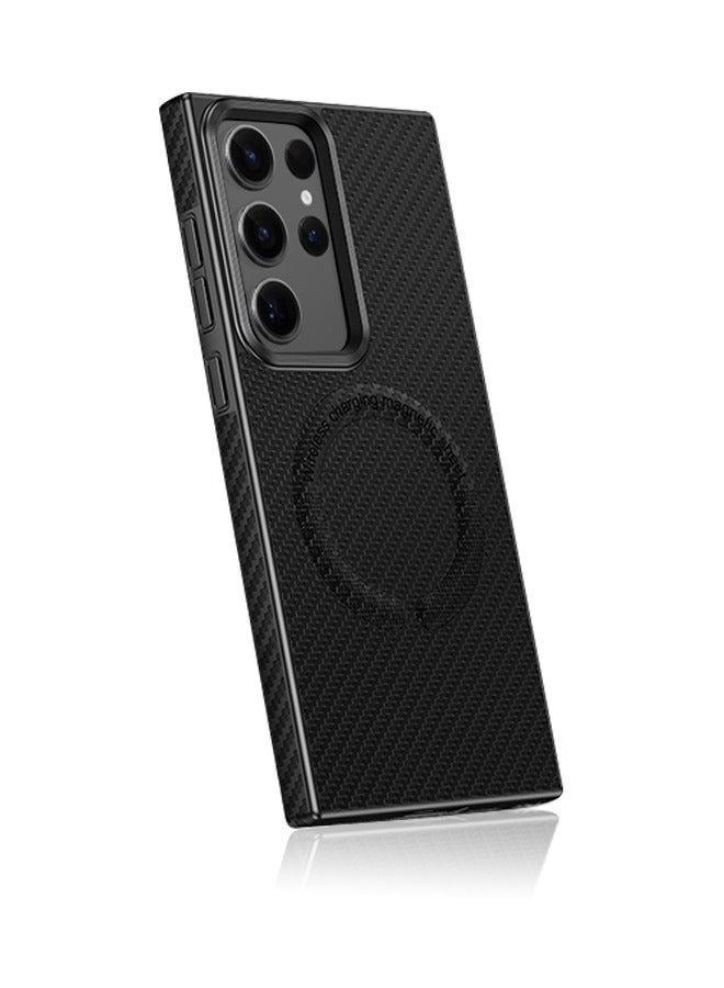 X-level جراب Samsung Galaxy S24 Ultra مصنوع من جلد البولي يوريثان الحراري مع ملمس مريح يدعم الشحن اللاسلكي MagSafe ومضاد للأوساخ ومضاد للخدش ومضاد للسقوط وواقي عدسة الكاميرا الخلفية وإكسسوار الهاتف - Image 1