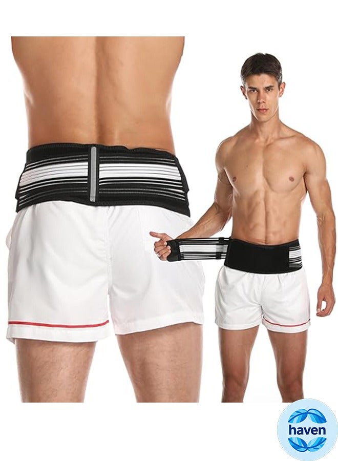 هافن حزام الورك المشترك Sacroiliac، دعامة دعم الظهر السفلي للرجال والنساء، دعامة الورك، حزام دعم الحوض، حزام ترونتر، منتظم - Image 1