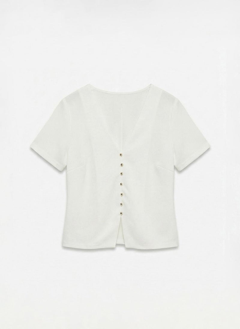 VERO MODA Women's VMSTARLY Short Sleeve Jersey Top - Image 2