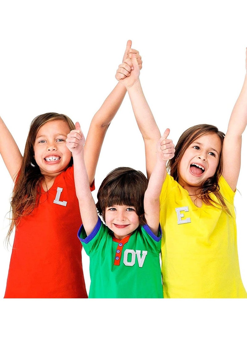 Alphabet Applique Patches, 52 Pieces Iron on Letter Patches Patch A-Z Letter Repair Patches - Image 2