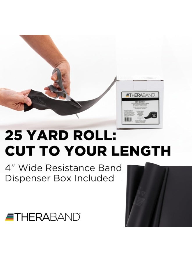 TheraBand Black Resistance Band (50-Yard Bulk Roll) – Special Heavy Level 5 Exercise Band for Advanced Strength Training & Physical Therapy - Image 3