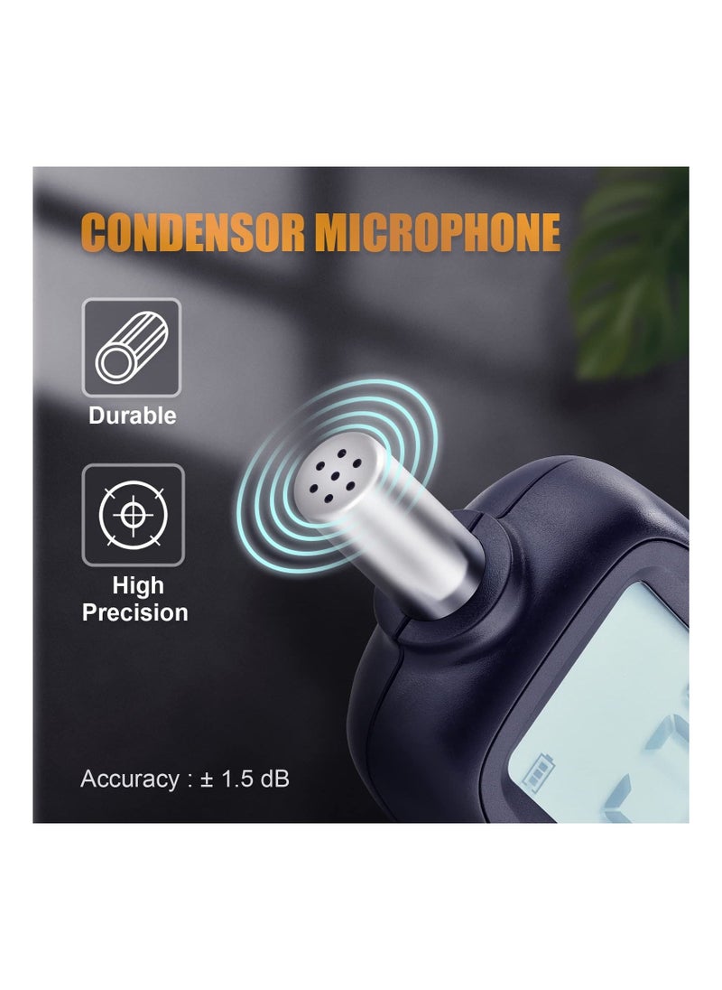 Lcd Digital Sound Level Meter Noise Measuring Instrument Decibel Monitoring Tester 30-130Db SPL Meter For Classroom Office Factory - Image 3