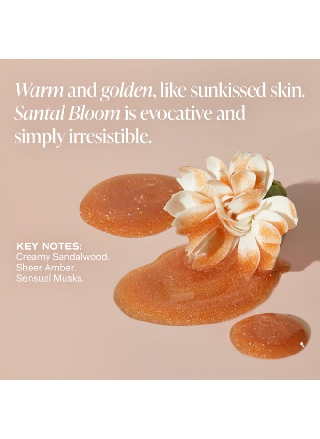 Saltair Saltair Shimmering Body Oil - Santal Bloom Scented Dry Oil Moisturizer with Light-Reflecting Pearl Pigments. Moisturizing Glow for All Skin Types - 4 Fl Oz  - Image 3