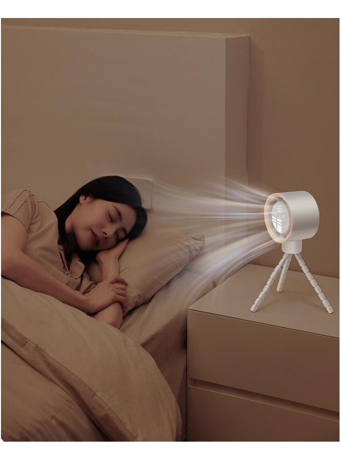 ZTEK Baby Stroller Fan Portable Fan, Pushchair, Intelligent LED Display, Flexible Tripod Fan, Clip Fan, 360°, Removable, 100 Speeds,20000 mAh Rechargeable USB Fan - Image 3