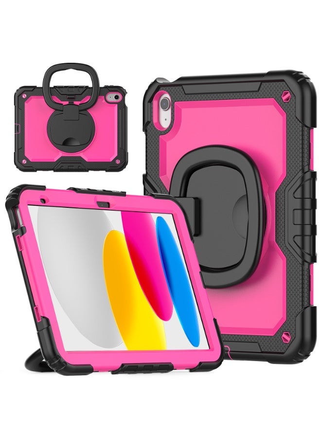 general for iPad 11 (A16) 2025/10th 10.9 2022 - Shockproof Cover with Rotating Stand, Handle - Image 1