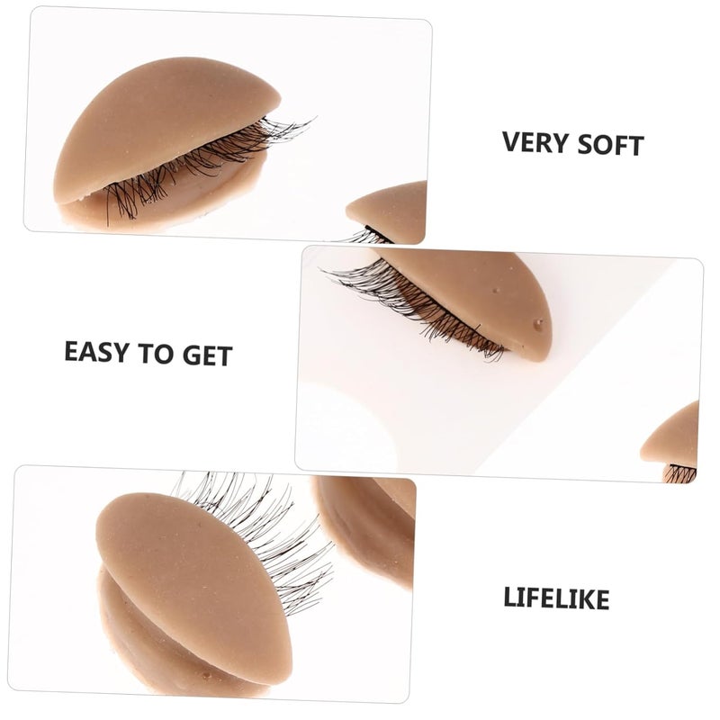 6-pair Removable Eyelash Kit Realistic Makeup Practice Lash Eyes for Lash Mannequ - Image 5