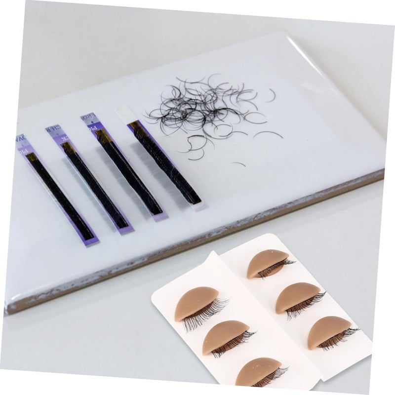 6-pair Removable Eyelash Kit Realistic Makeup Practice Lash Eyes for Lash Mannequ - Image 3