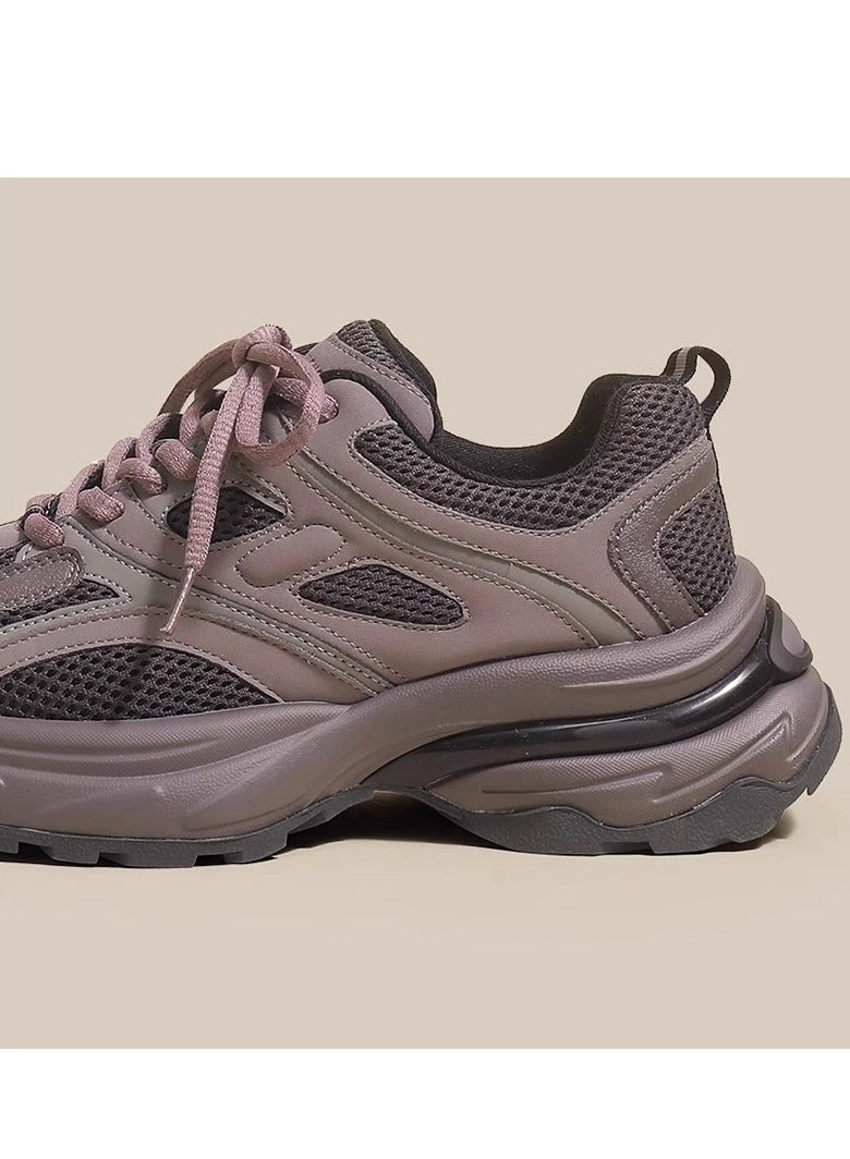 Summer Women's Lightweight Thick Bottom Dad's Versatile Running Shoes - Image 2
