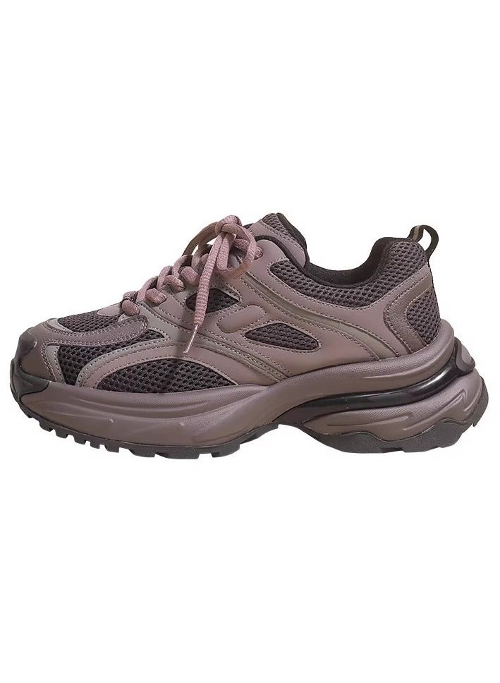 Summer Women's Lightweight Thick Bottom Dad's Versatile Running Shoes - Image 4