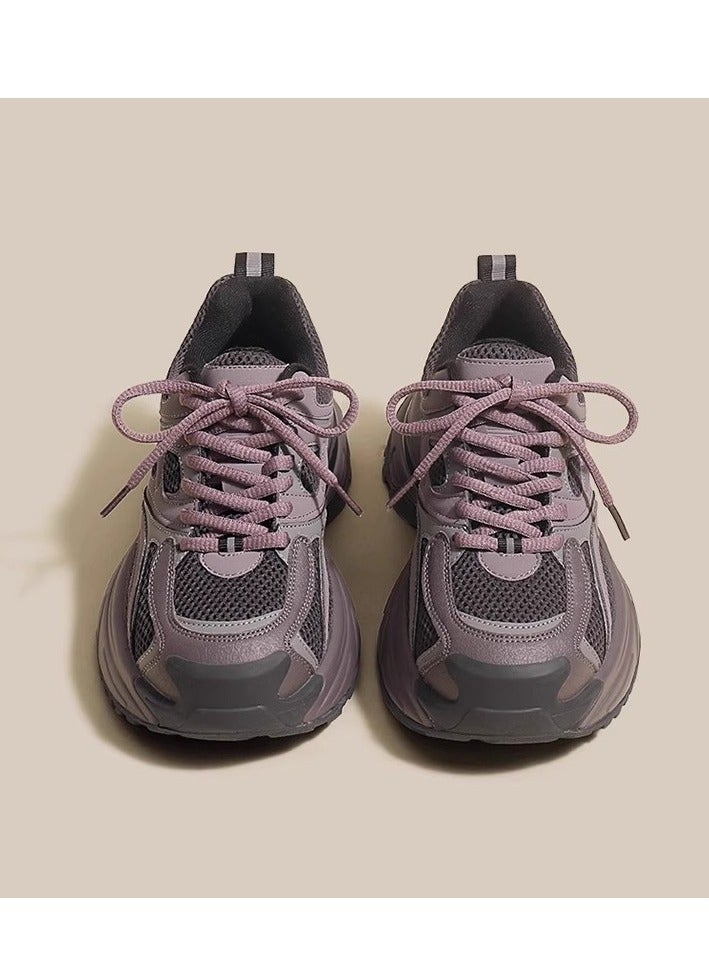 Summer Women's Lightweight Thick Bottom Dad's Versatile Running Shoes - Image 5