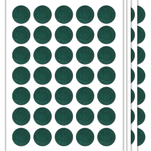 MatchWhiz 550PCS 18650 Lithium Battery Insulator Rings, Highland Barley Paper with Adhesive Backing, Hollow Paper Pad Electrical Insulation Ring, Green - Image 1