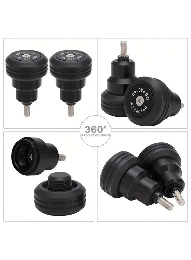 Black Electric Dirt Bike Frame Sliders Crash Protector for Off Road Ebike - Image 4